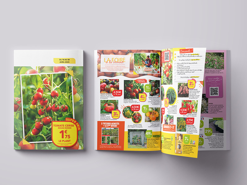 Recrutez de nouveaux clients : dépliant Avril