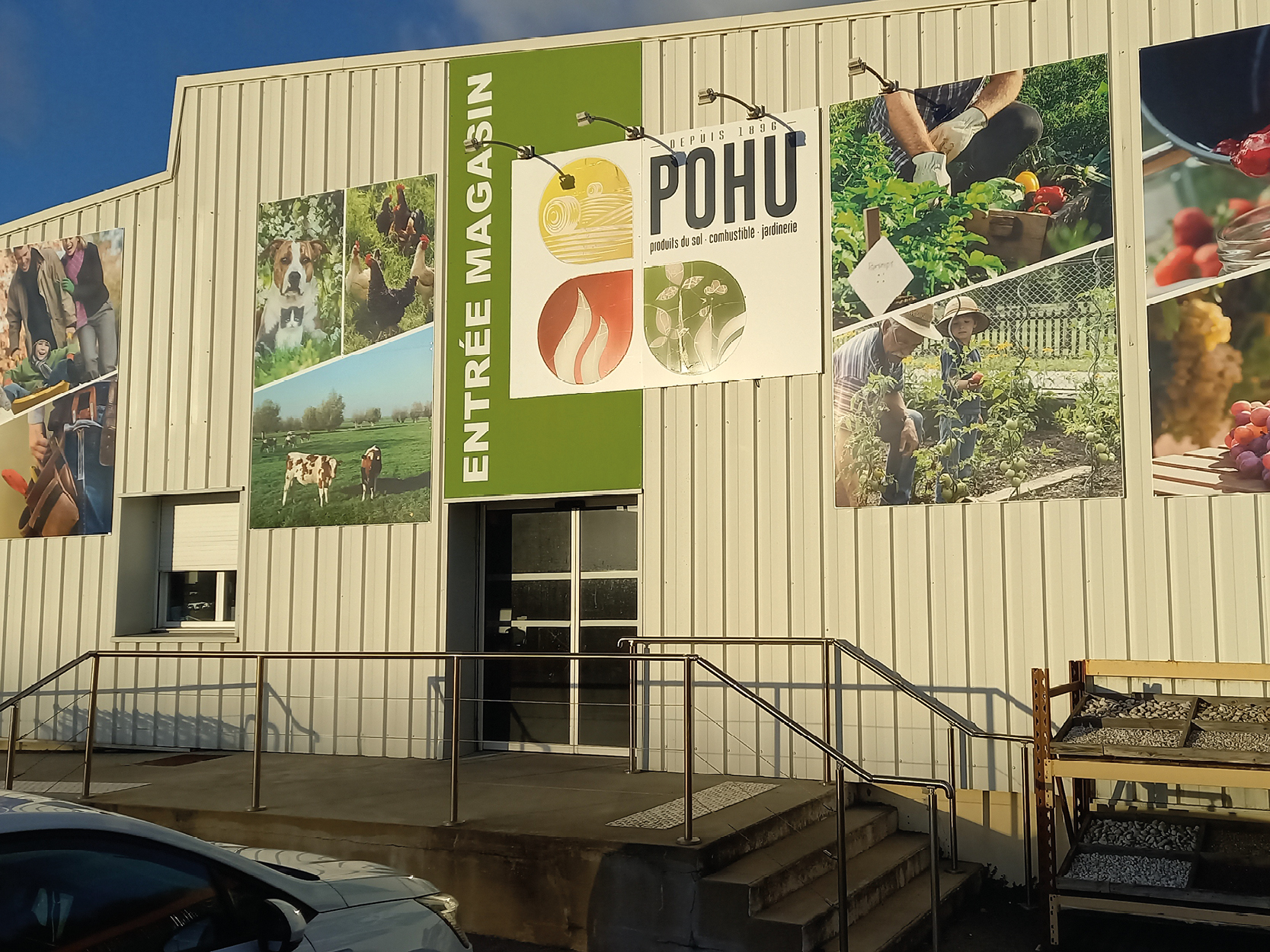 Aménagement de votre point de vente avec façade de magasin signée IS Communication